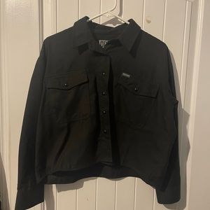 Women’s L Black Dixxon Flannel OUTLAW.